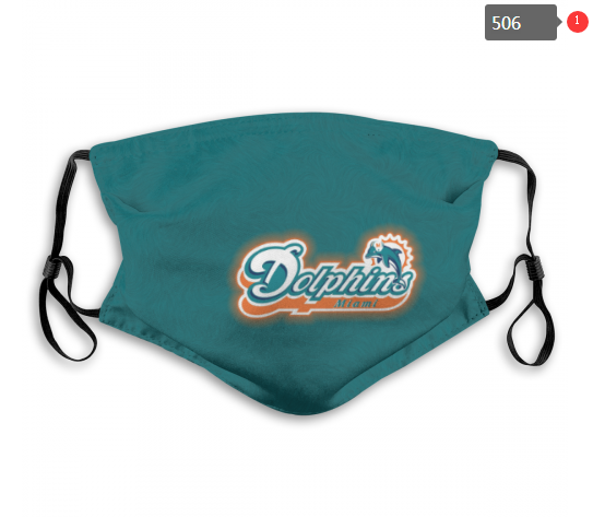 NFL Miami Dolphins #11 Dust mask with filter->nfl dust mask->Sports Accessory